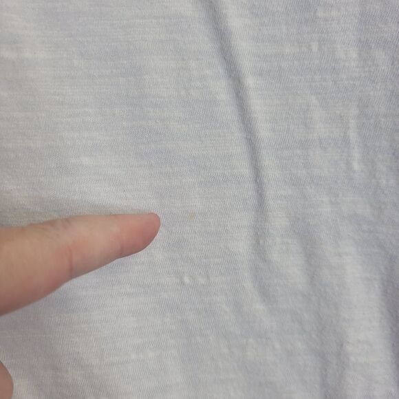 FREE PEOPLE white peplum cutout flowy tunic top with keyhole back L - Picture 6 of 8